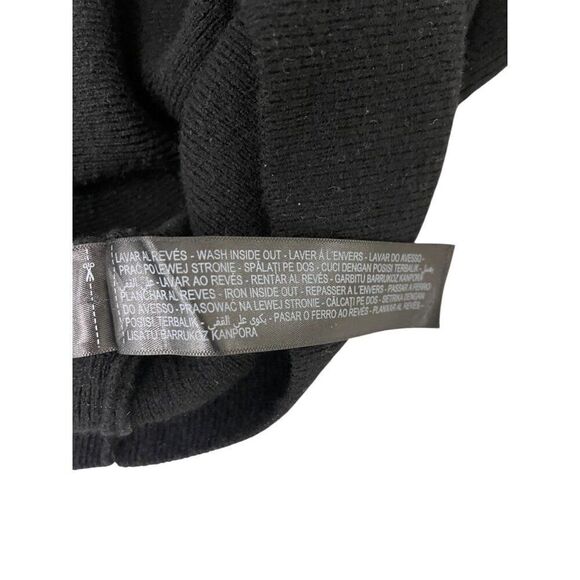 Massimo Dutti Women Mini Pinafore Dress L Black Wool Blend Knit 6657/631 NWT - Picture 12 of 15